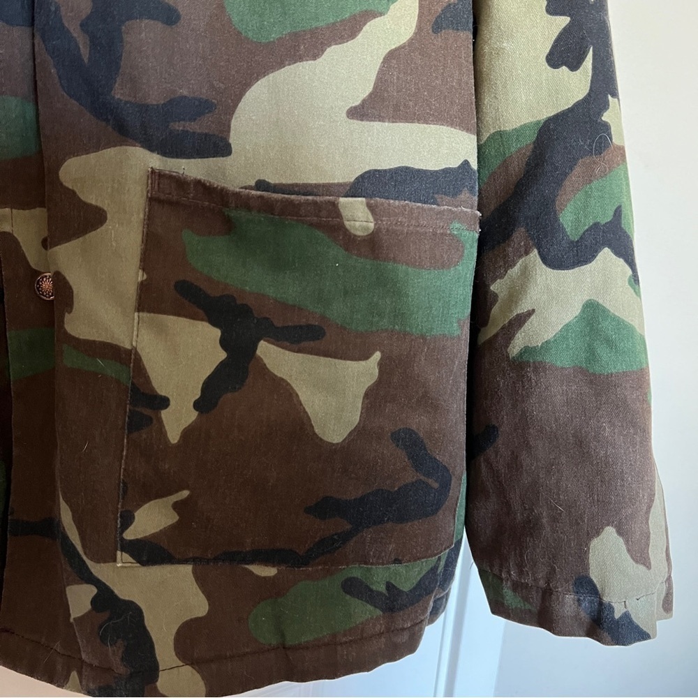 Camco MFG Vintage Insulated Woodland Camo Jacket Corduroy XL - Picture 6 of 10